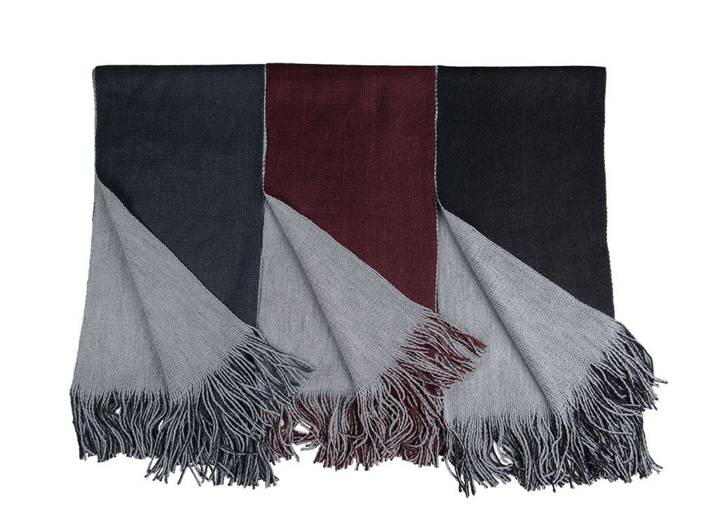 Midtown Two-toned Scarf - Leather Gloves & Scarves